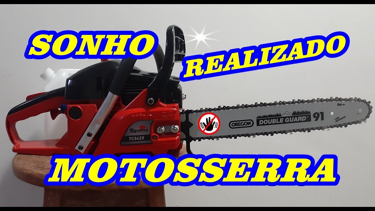 COMO MONTAR  A MOTOSSERRA A GASOLINA.    PRESENTE DOS MEUS INSCRITOS