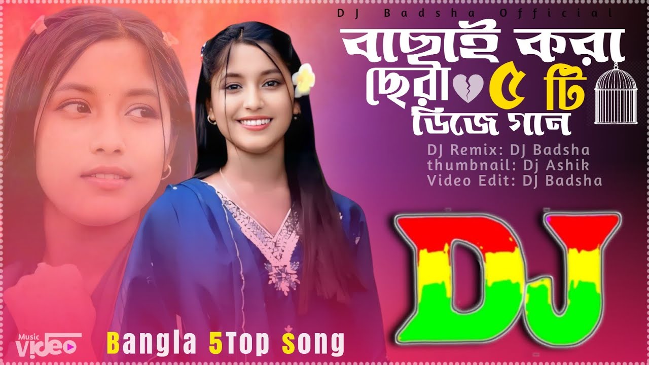 বাছাই করা ছেরা ৫ টি ডিজে গান ❤️ Amar Rosher Biyani ❤️ Bangla 5 top song | New trending song 2025 Dj