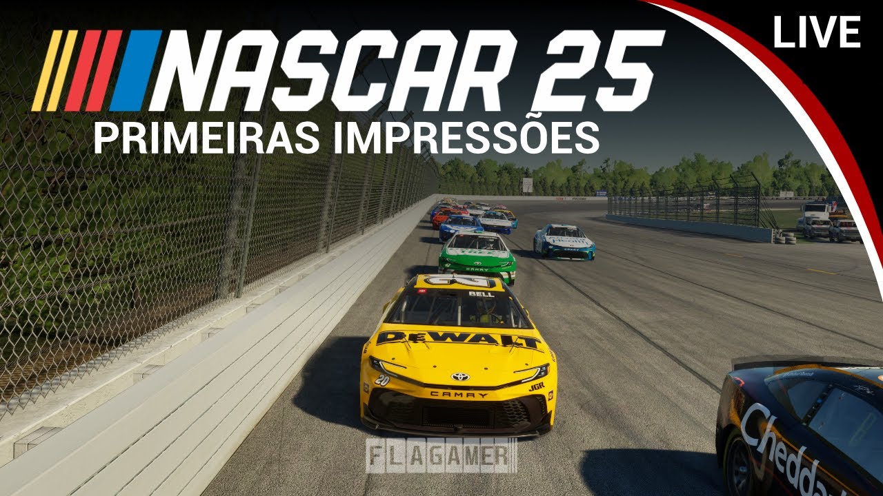 NASCAR 25 - Ser&aacute; que &eacute; bom? DESCUBRA AO VIVO