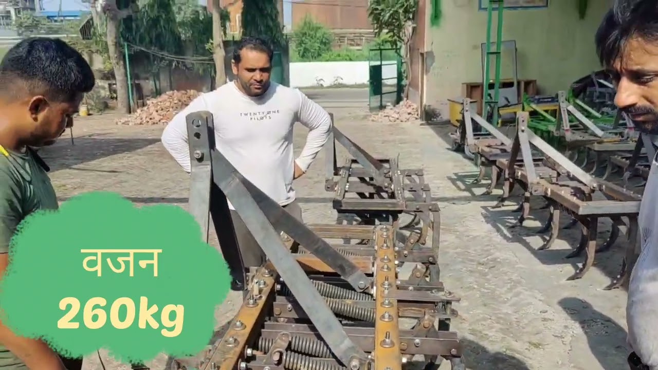आज हमने अपना टीलर सही ढंग से तैयार कराया। हरियाणा एग्रीकल्चर शामली वालो के यहां।