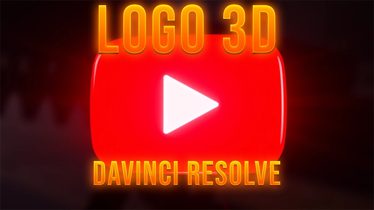 Cómo CREAR LOGOS 3D de Redes Sociales en DAVINCI RESOLVE