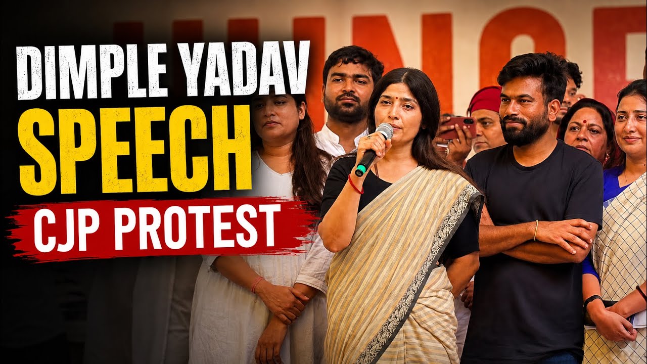 MP Dimple Yadav met Sonam Wangchuk at Jantar Mantar | Akhilesh Yadav | Samajwadi Party