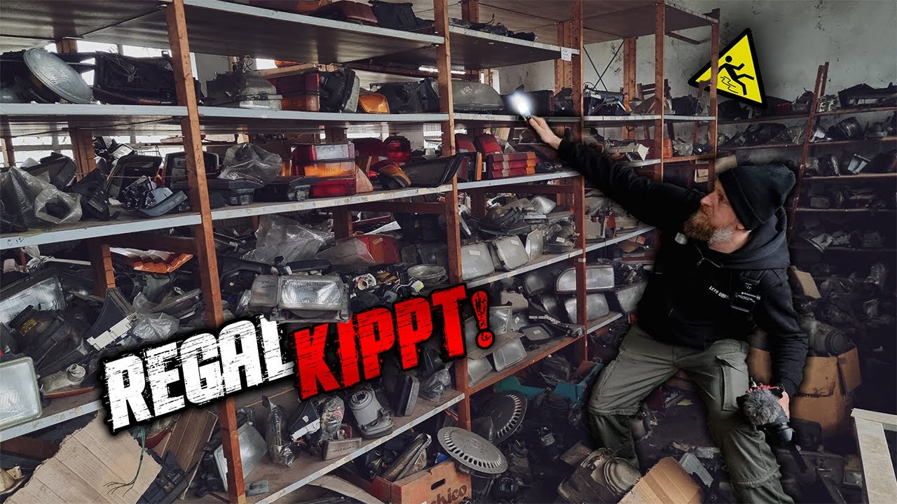 LAGERBODEN GIBT NACH! 😱 DAS LAGER IST VOLL! VERLASSENE AUTOWERKSTATT & ANTIKE MÖBEL GEFUNDEN!