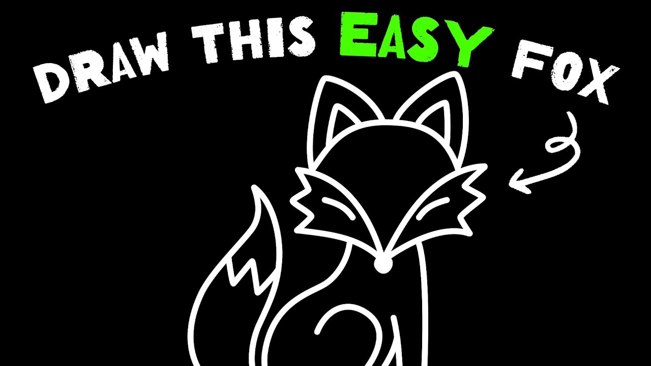 This Fox Is So Easy to Draw (NO SKILLS NEEDED)