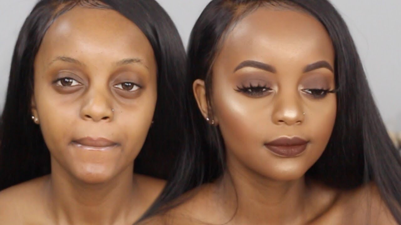 Neutral Makeup Tutorial | Darkskin Makeup