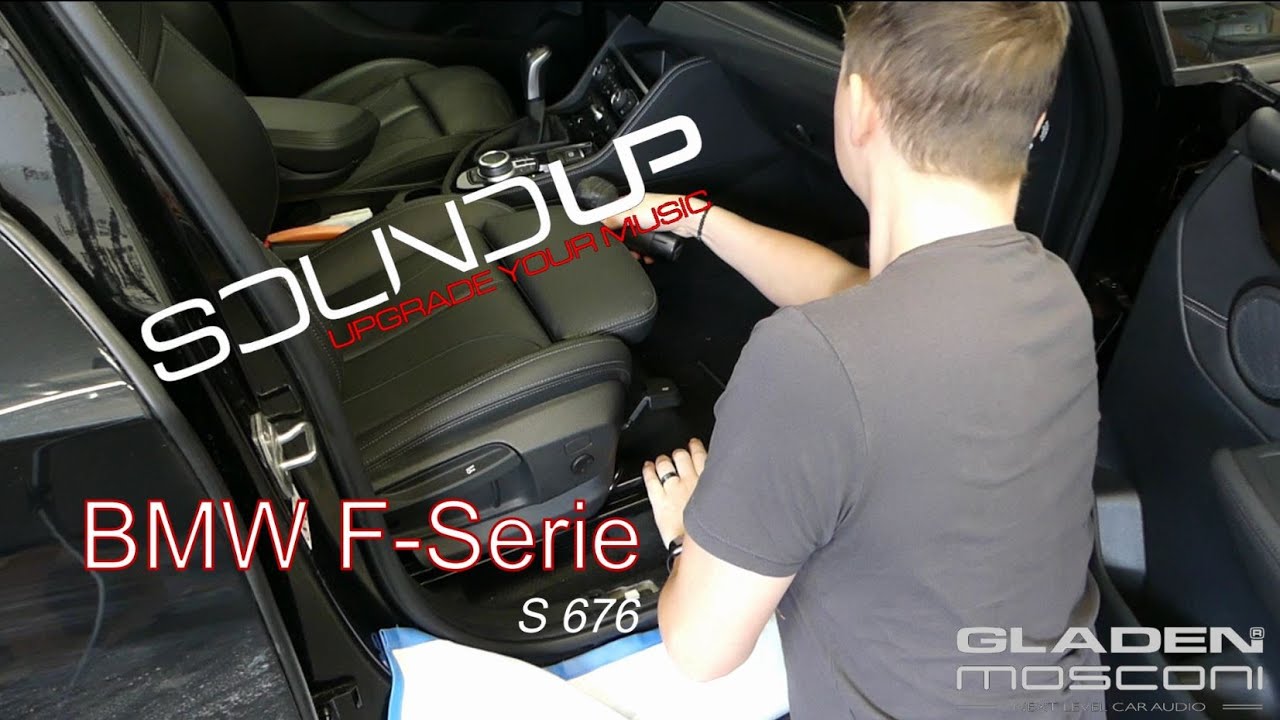 Gladen SoundUp BMW F-Series S674/S676 / unboxing and installation
