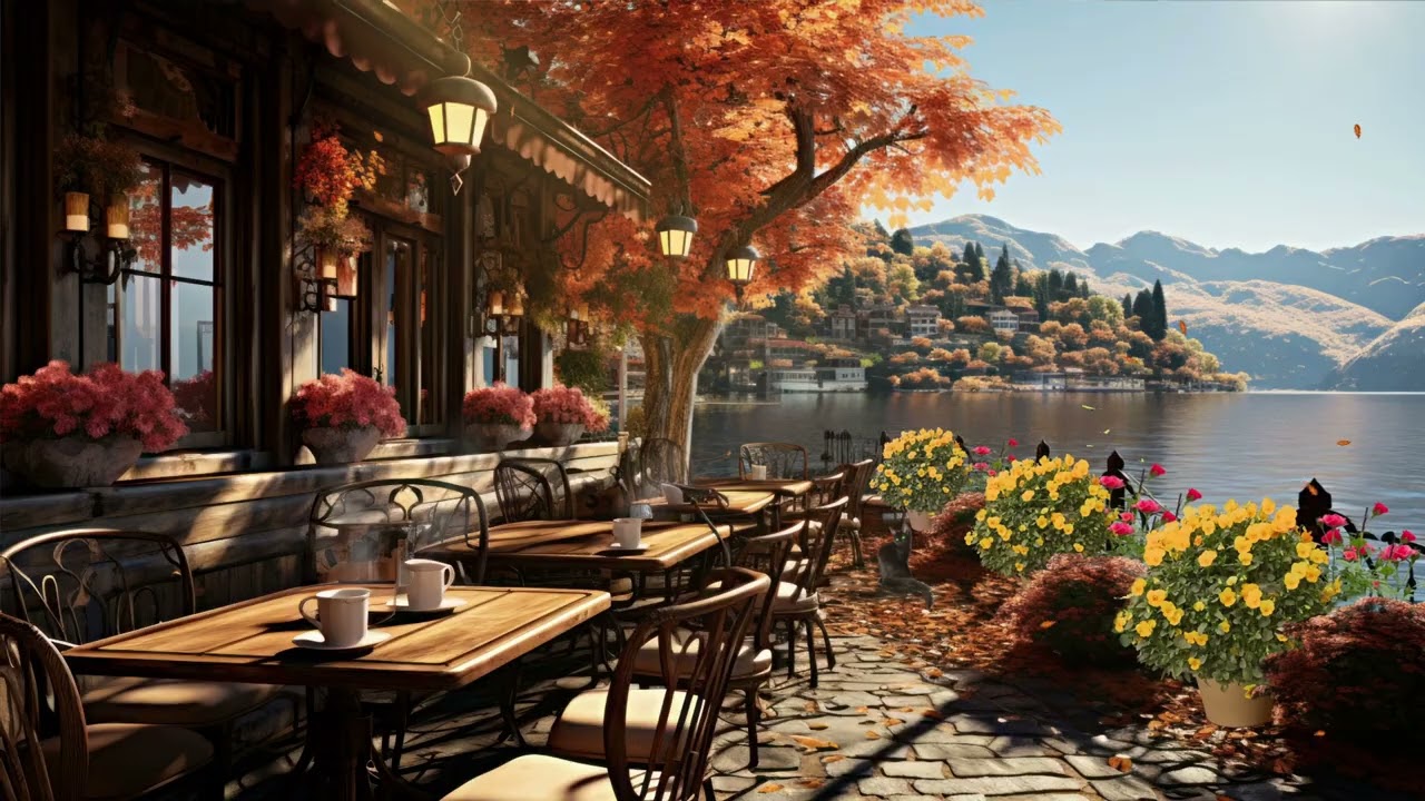Warm Relaxing Jazz Music with Cozy Coffee Shop for Working, Studying
