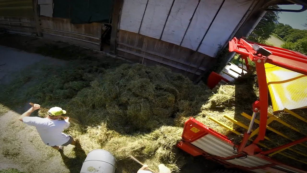 Storing loose hay