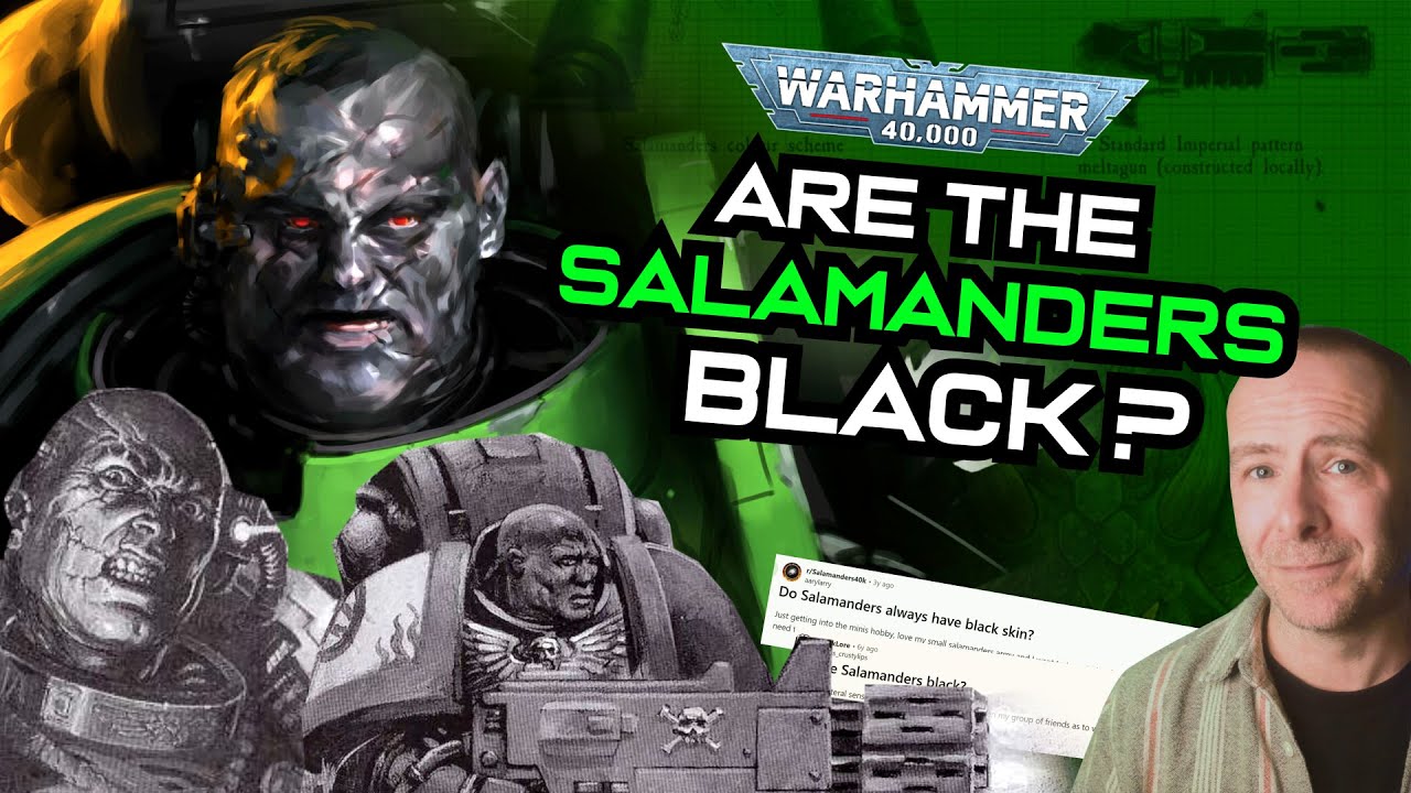 САЛАМАНДРЫ из Warhammer 40k — ЧЁРНЫЕ? | История и лор Warhammer
