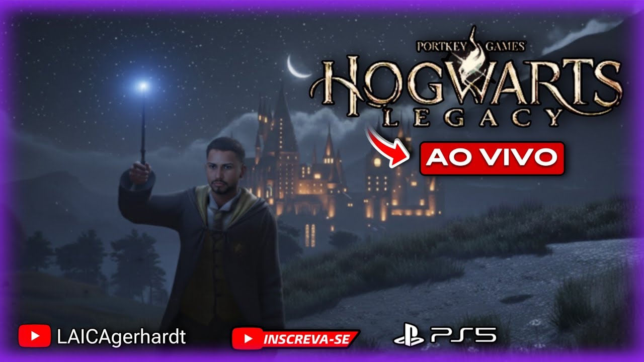 🔴 LIVE - Hogwarts Legacy 🧙🏽‍♂️ dominando os fentiços - #LIVE 44