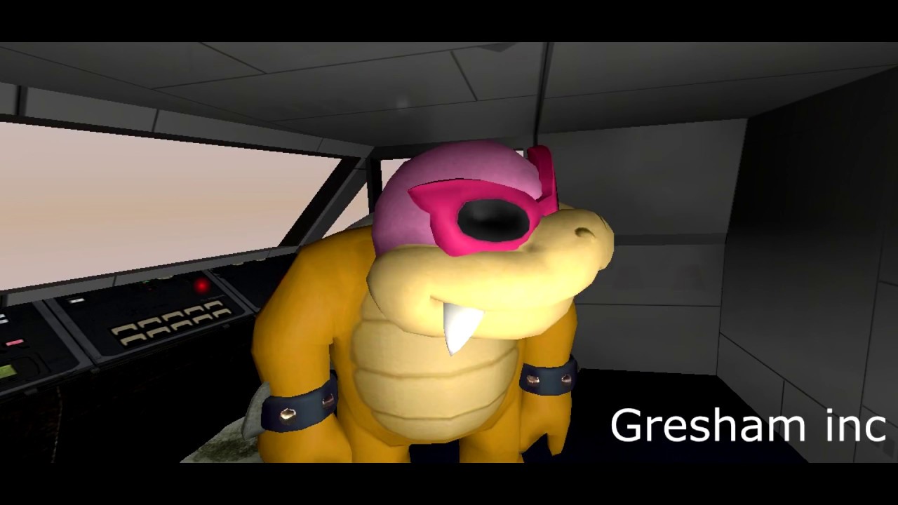 Gmod Mario in the plane crash