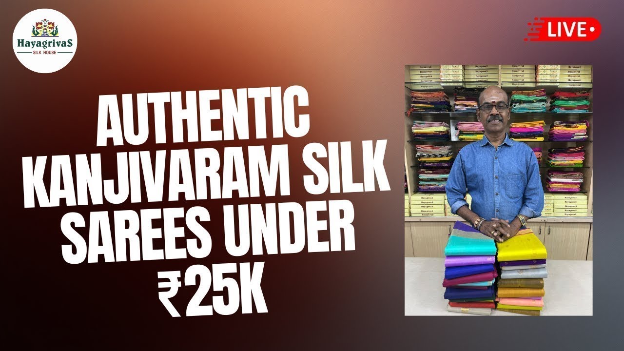 Republic day special live—unique and trending pure handloom silk sarees #hayagrivassilkhouse