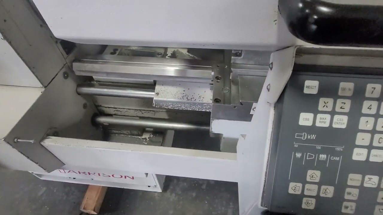 15.75 /23  x 50  HARRISON 600GROUP  ALPHA 400 PLUS  GAP TYPE 2 AXIS COMBINATION MANUAL CNC LATHE
