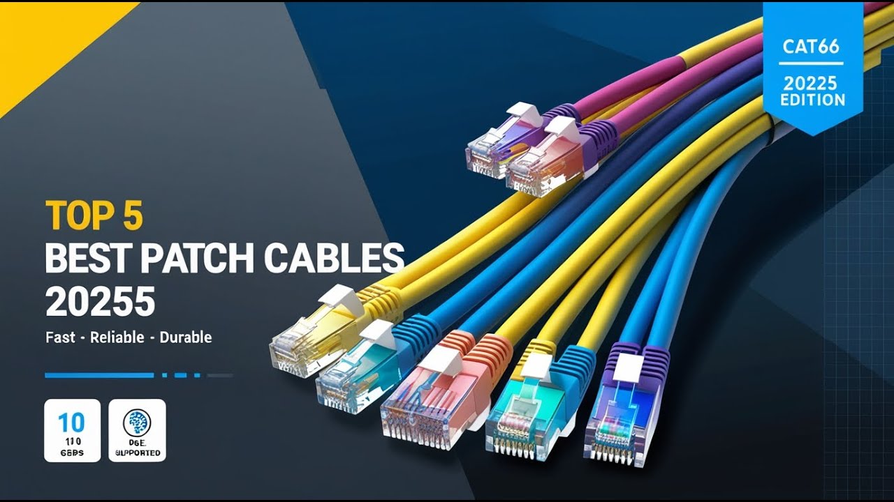 🔌 Top 5 Best Patch Cables 2025 | Fast & Reliable Ethernet Cables for Home & Office