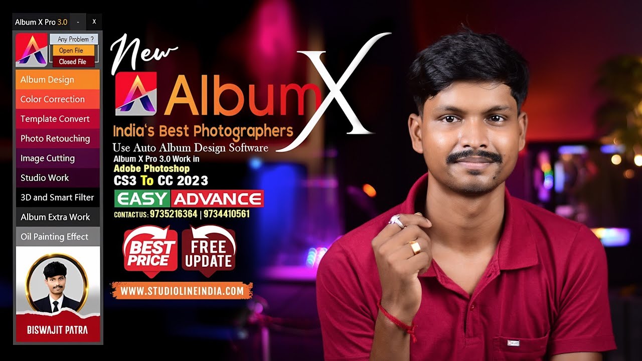 ALBUM X  ||  2024 NEW ALBUM DESIGN SOFTWARE || STUDIO LINE INDIA NEW SOFTWARE ||