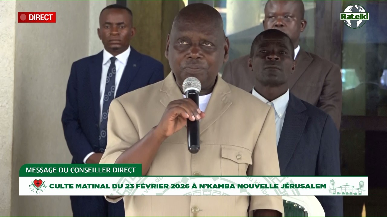 MESSAGE MATINAL DU CONSEILLER DIRECT PAPA ANDRE MBENZA KIANGANI, 23 FEVRIER 2026 A NKAMBA