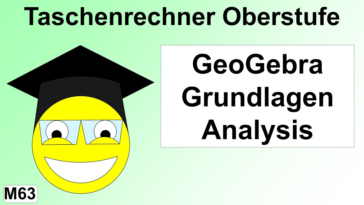 🎓 M63 GeoGebra Grundlagen Analysis