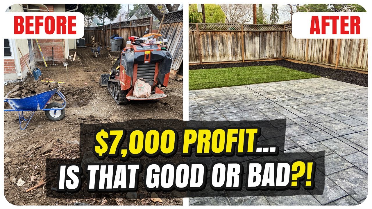 I Made $7,000 Profit on a $70,000 Landscaping Job....