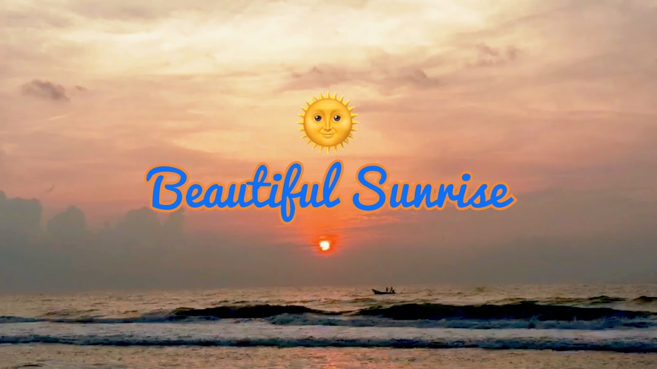 beautiful sunrise 🌅 | neelankarai beach | ECR | chennai beach | inspiring peacock