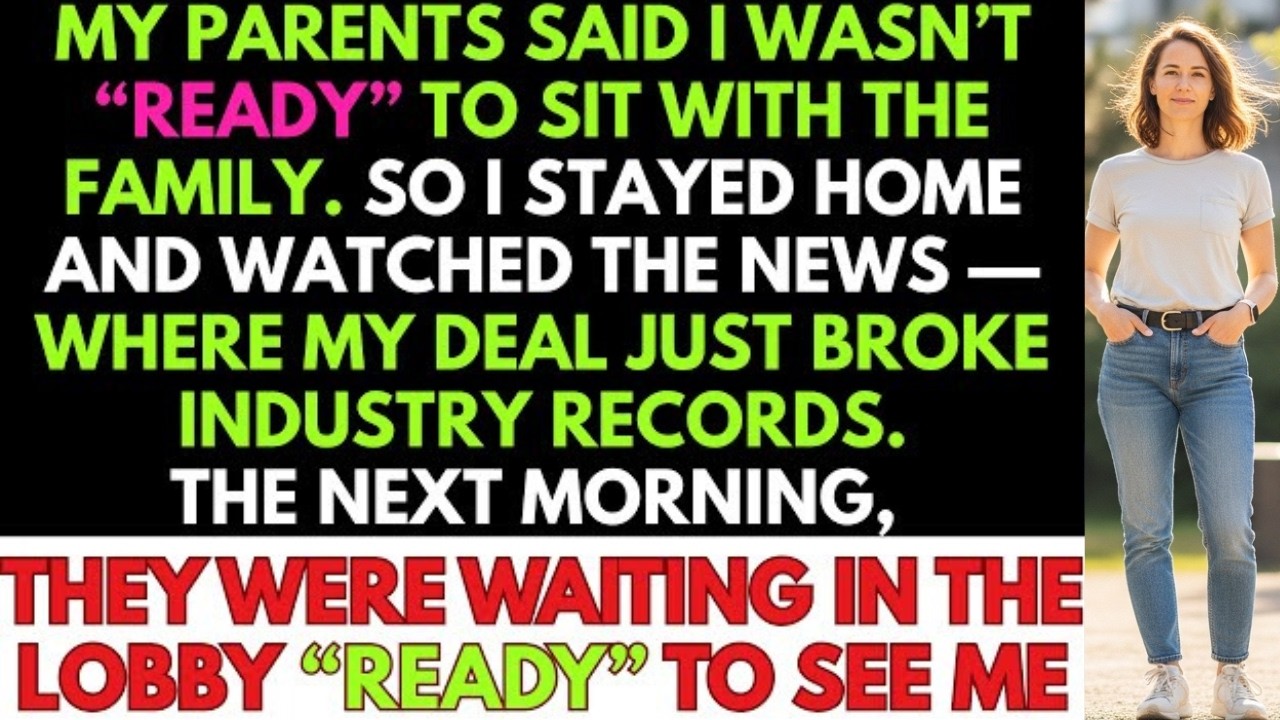My Parents Said I Wasn’t “Ready” to Sit With the Family—So I Stayed Home and…