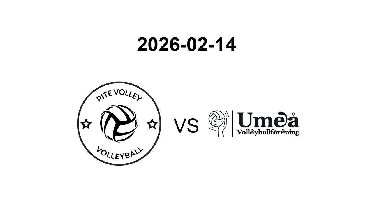 [2026-02-14] Herrar Div2 Norra | PiteVolley - Umeå VBF