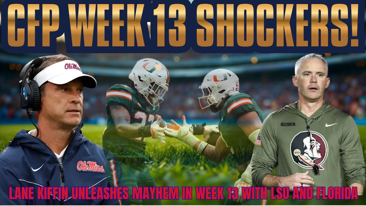Lane Kiffin UNLEASHES Mayhem in Week 13 with LSU and Florida