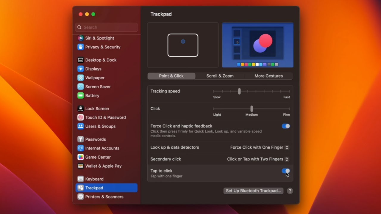 How to Turn On Tap to Click on Mac