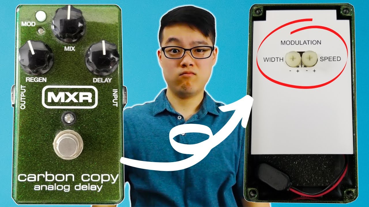 MXR Carbon Copy Review - With Internal TrimPot Demo