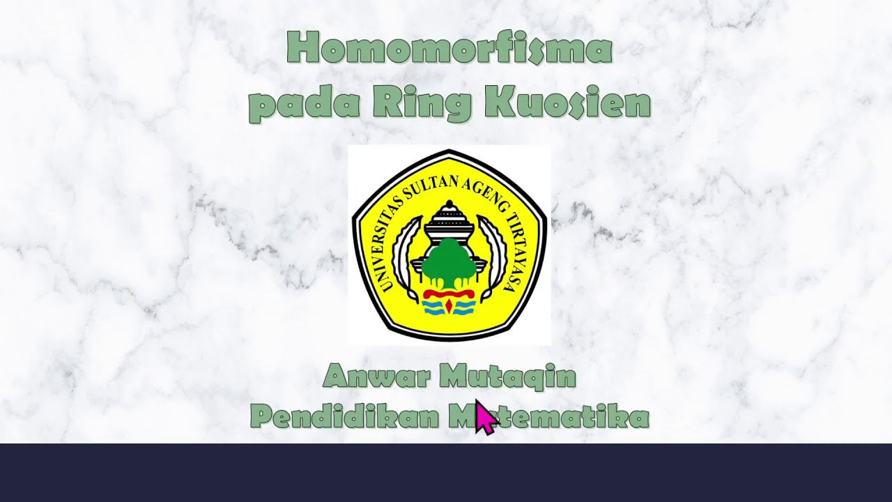 Homomorfisma pada Ring Kuosien