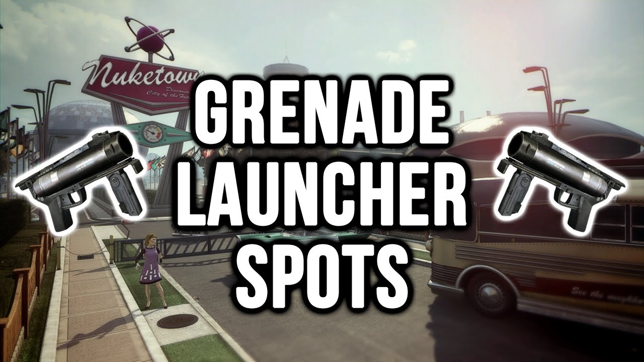 Black Ops 2: Nuketown 2025 Grenade Launcher / Noob Tube Spots (Domination & Search and Destroy)