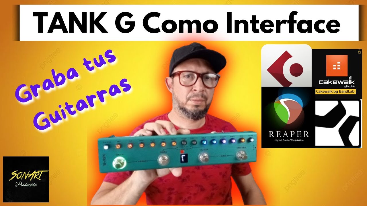 Como usar el Tank G como Interface para grabar en REAPER, CUBASE STUDIO ONE, FL STUDIO Etc....