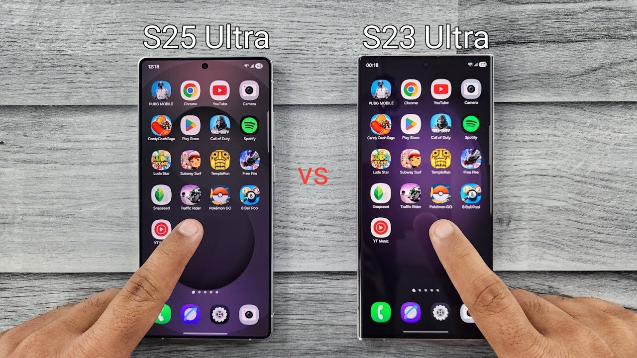 SAMSUNG S25 Ultra vs SAMSUNG S23 Ultra Speed Test
