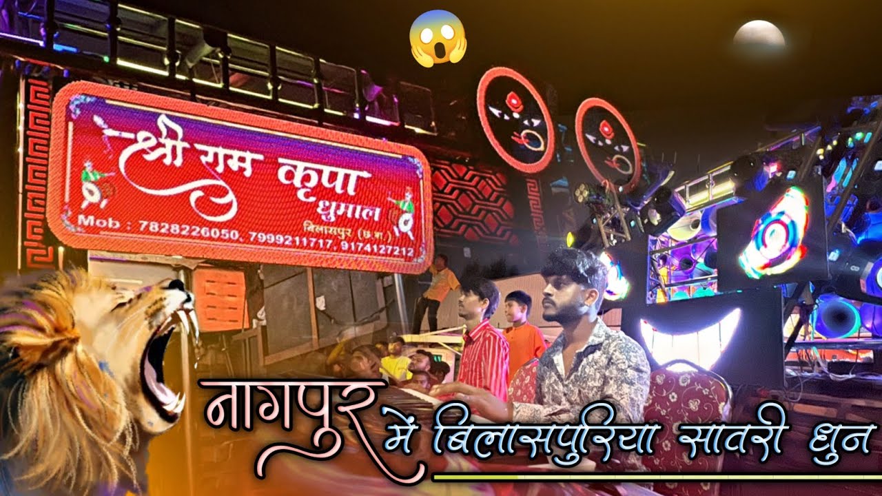 Bilaspur King 👑 नागपुर में अपने सवारी धुन के साथ | Shree Ram Kripa Dhumal Bilaspur | Nagpur MH