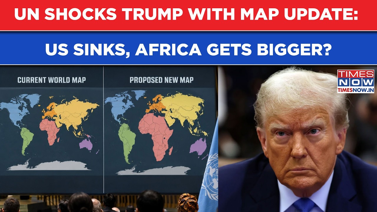 Trump Faces UN Map Shock: Africa Gets Bigger, Europe And North America Suddenly Shrink In New Update