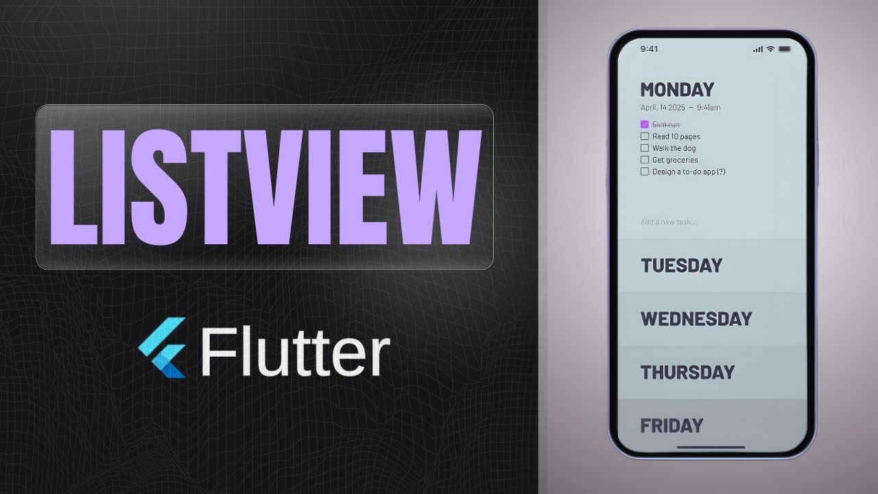 ListView widget | Flutter