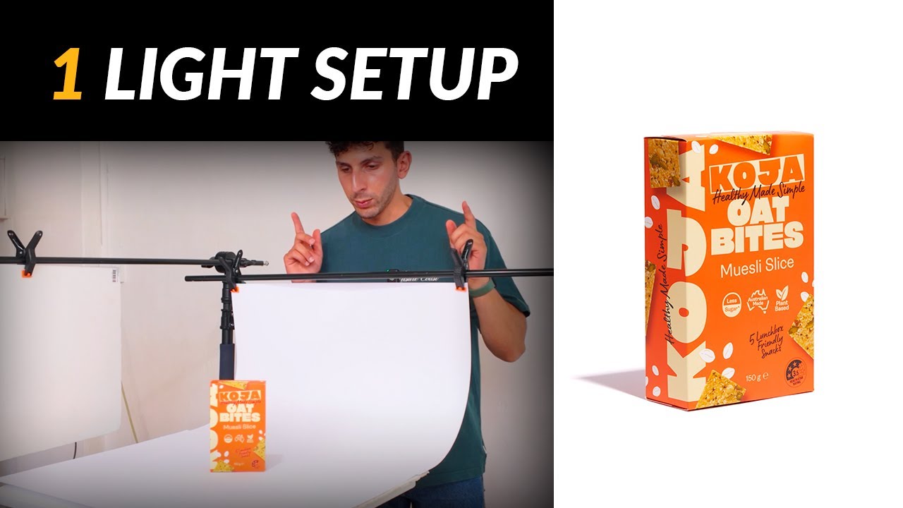 Product Photography on White Background - Hard Light