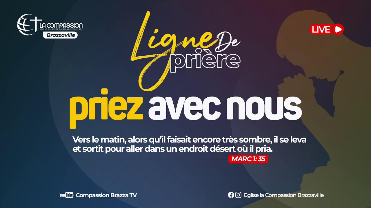LIGNE DE PRIÈRE – MATINALE DU LUNDI 9 MARS 2026