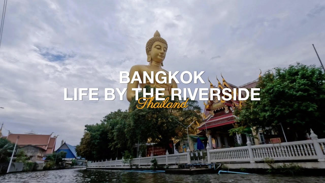 Life Along the River in Bangkok | Boat Ride Through Local Life