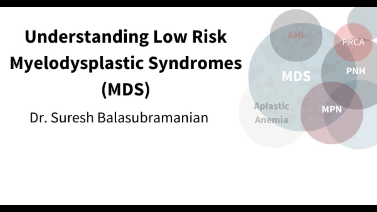 Understanding Low Risk MDS 2021 Fall Patient Family Conference