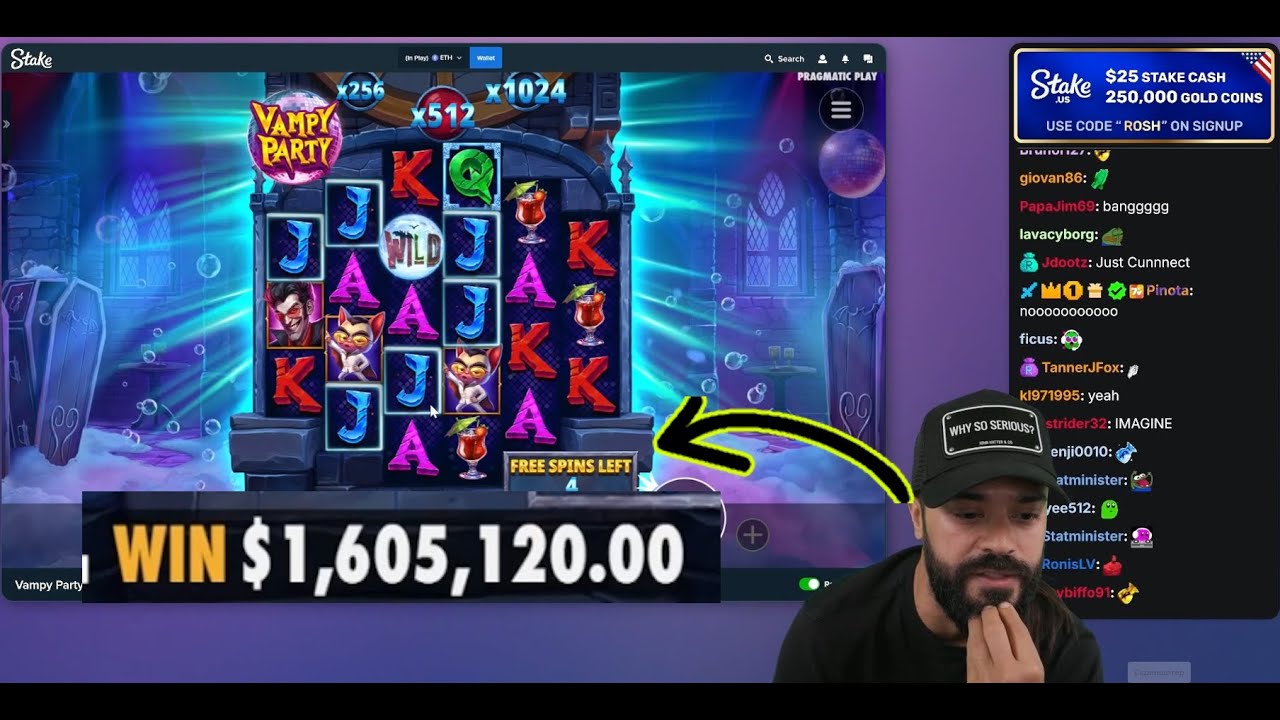 Vampy Party Big Win🔥Roshtein's Biggest Win of the WEEK