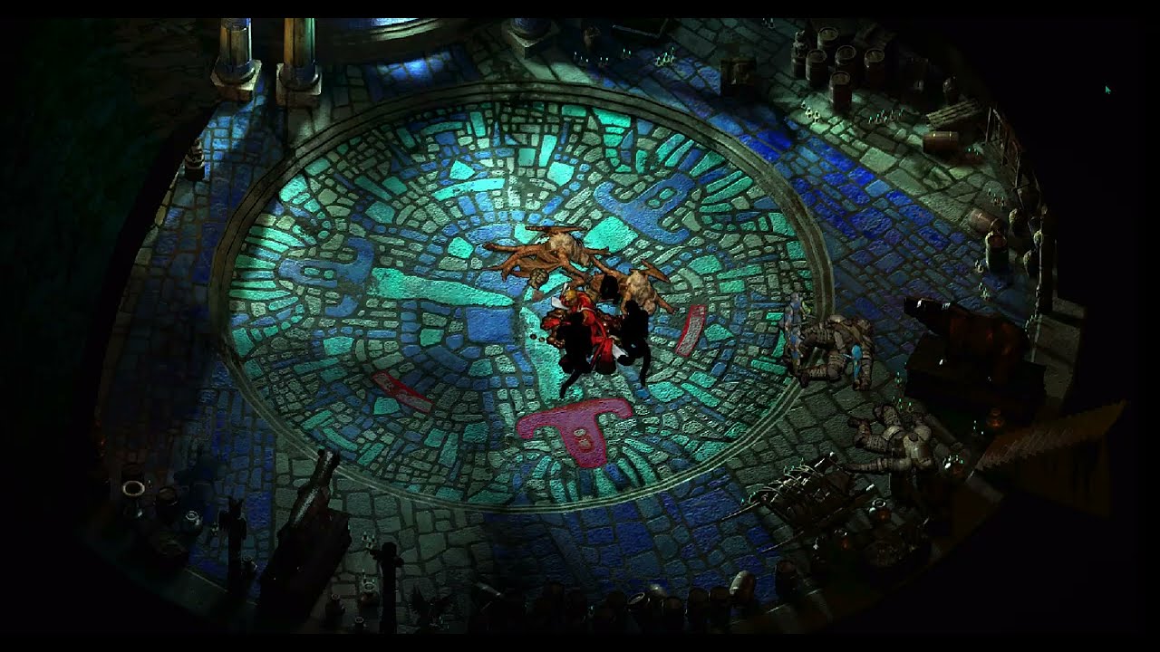 The final battle against Belhifet (Icewind Dale, insane difficulty)