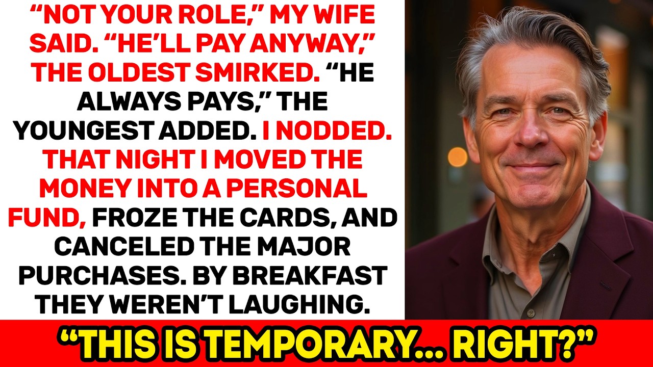 “He’ll Pay Anyway,” My Wife Smirked. By Breakfast the Cards Were Frozen