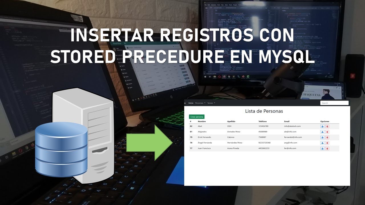 Stored Precedure en MySQL (Insertar Registros) - Clase 14