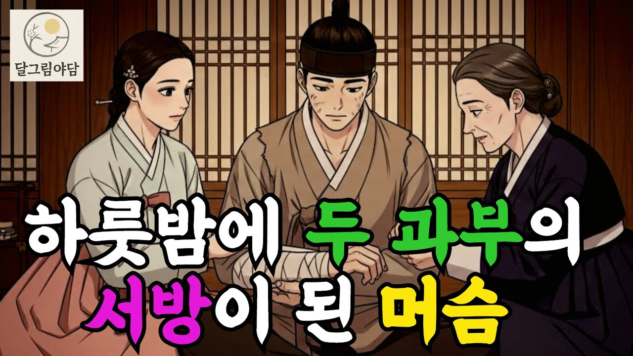 하룻밤에 두 과부의 서방이 된 머슴 | 야담ㅣ옛날이야기ㅣ설화ㅣ오디오북ㅣ이야기ㅣ감동  전설  민담