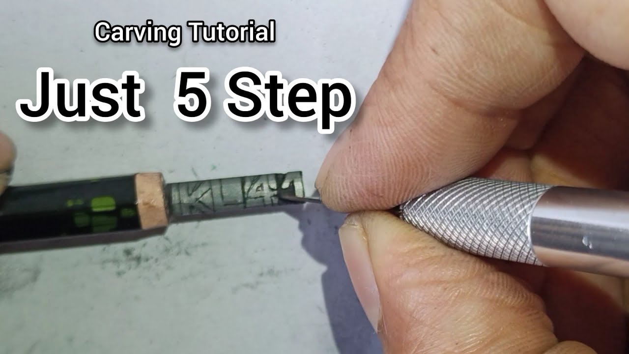 Pencil Carving | Micro Art | Tutorial for Beginners | in 5 easy Steps