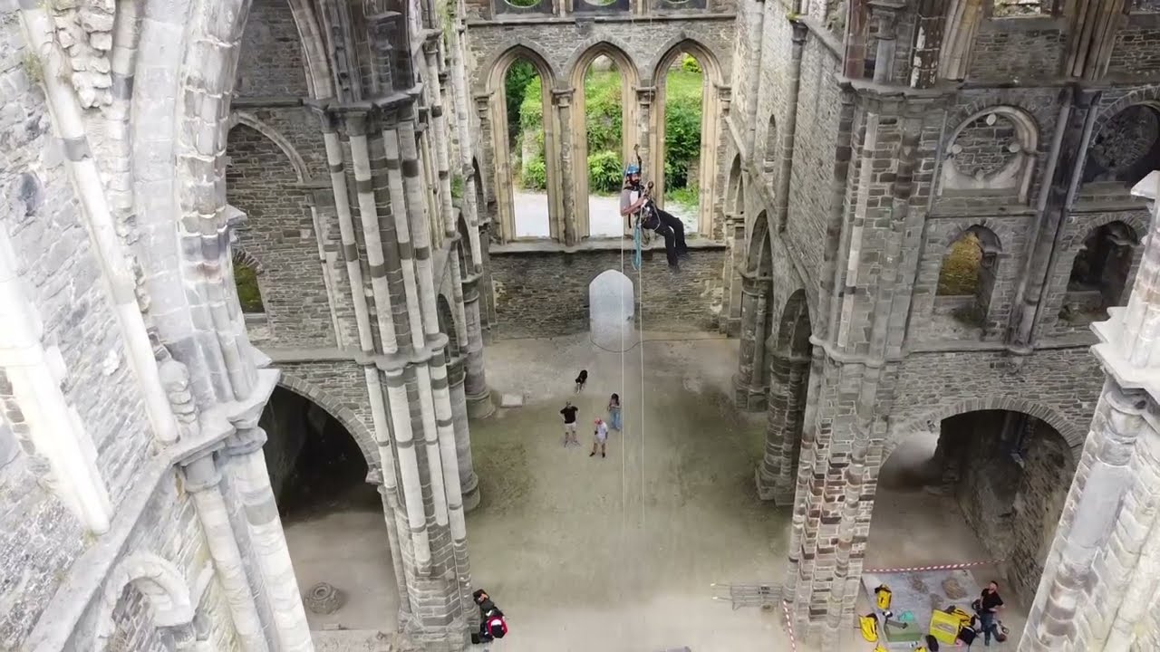 Formation Cordiste à l'abbaye de Villers la Ville