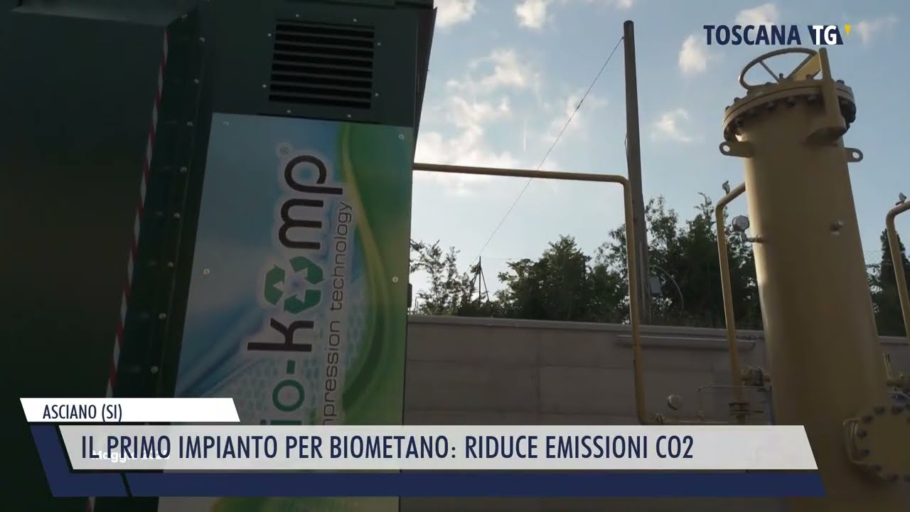 2025-12-05 ASCIANO (SI) - IL PRIMO IMPIANTO PER BIOMETANO, RIDUCE EMISSIONI CO2