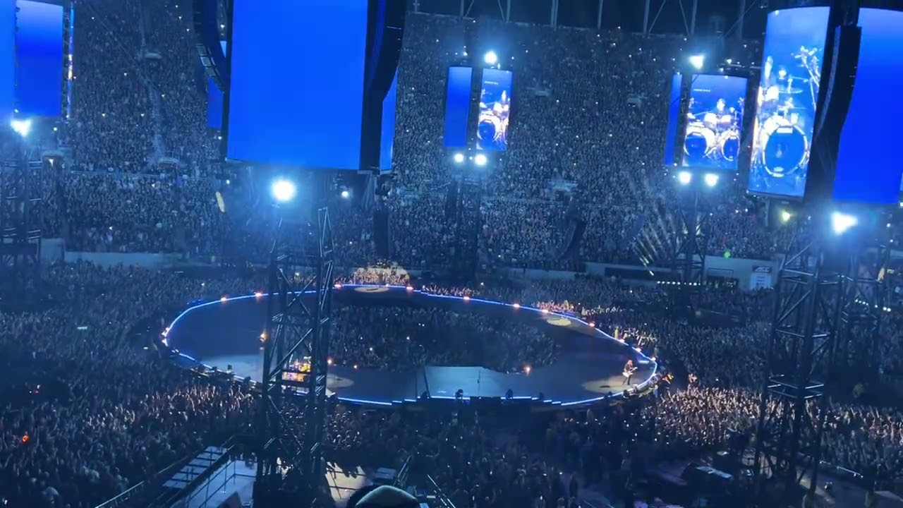 Full Enter Sandman - Lane Stadium - Metallica Concert May 7, 2025