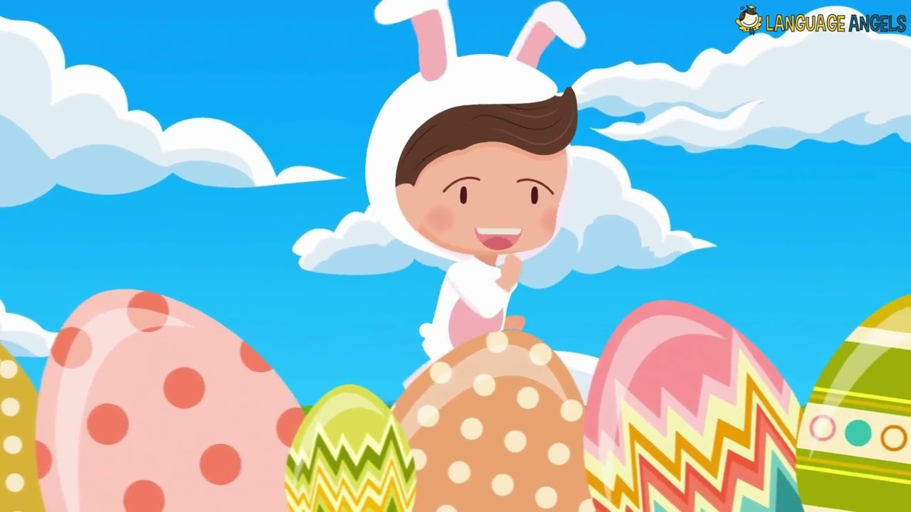 Joyeuses p&acirc;ques ! 🐰| French Happy Easter Song for Kids | Language Angels
