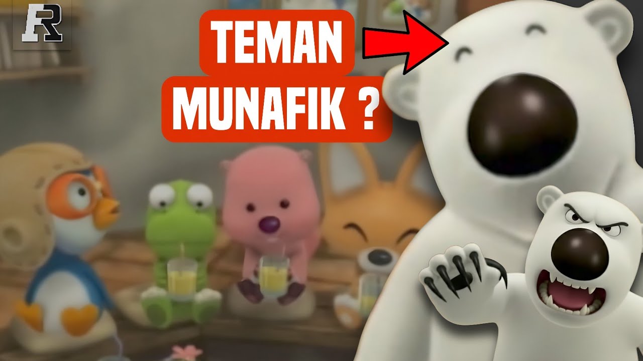 Poby cerminan teman munafik dan sempat mau memangsa Pororo ???